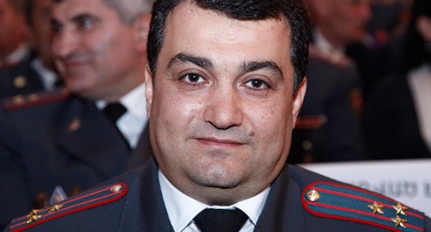 Новый начальник управления полиции Еревана Ашот Карапетян. Фото: © PanARMENIAN Photo/Tigran Mehrabyan