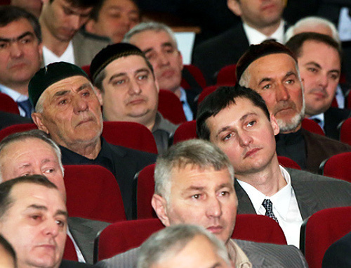На съезде народа Ингушетии в Нестеровском 20 апреля 2013 г. Фото: http://www.ingushetia.ru
