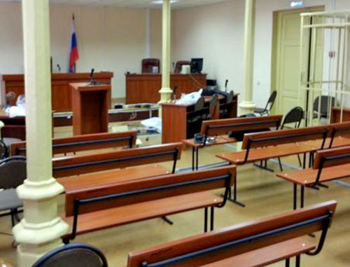 В судебном зале заседаний. Фото: Mariana Torocheshnikova (RFE/RL)