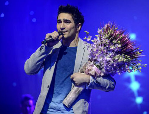 Фарид Мамедов во время выступления на «Евровидении-2013». Мальме, май 2013 г. Фото http://www.1news.az