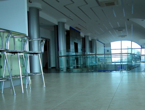 Зал нового терминала Степанакертского аэропорта.  Фото Алвард Григорян для "Кавказского узла"
