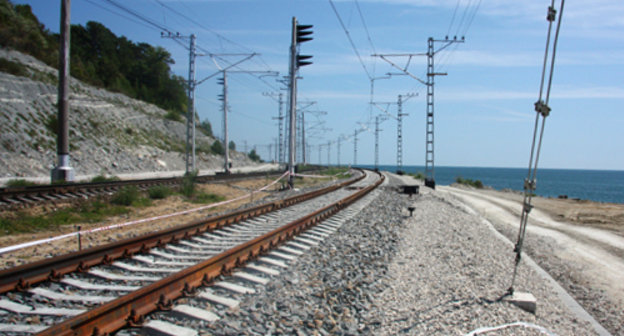 Железнодорожные пути на участке Туапсе-Адлер. Фото: http://www.upkstroy.ru