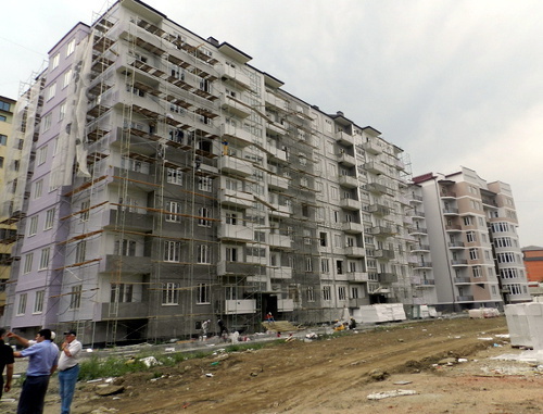Махачкала, строительство жилья для молодых семей. Июль 2013 г. Фото: riadagestan.ru