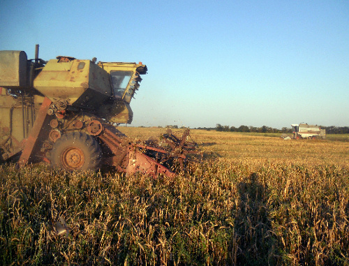 Уборка зерновых в Чечне. Фото: http://mcx-chr.ru