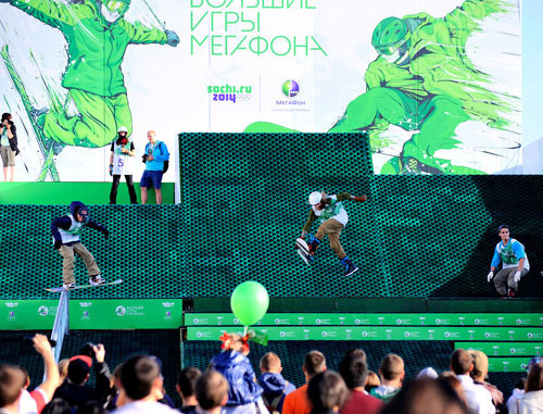 Третий сезон "Больших игр Мегафона" стартует 28 сентября на Форумной площади в Новороссийске. Фото предоставлено ОАО «МегаФон»