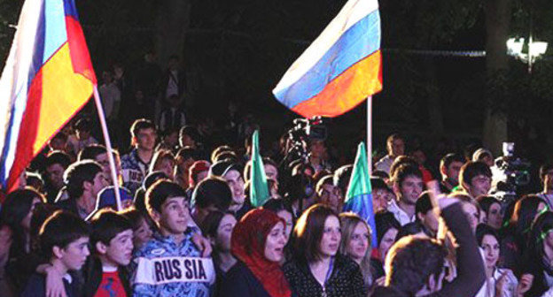 Открытие молодежного образовательного форума "Каспий-2013". Дагестан, 25 сентября 2013 г. Фото: комитет по молодежной политике РД