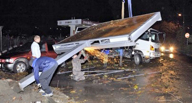 Последствия урагана в Сочи. 25 сентября 2013 г. Фото: администрация Сочи