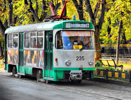 Трамвай во Владикавказе. Фото  Тимура Агирова, http://timag82.livejournal.com