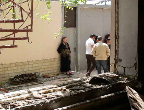 Один из 3-х взорванных частных домов, хозяева которых подозреваются в связях с боевиками. Дагестан, 8 мая 2013 г. Фото корреспондента "Кавказского узла"
