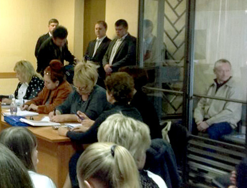Заседание по делу профессора Михаила Саввы в Первомайском районном суде Краснодара 5 ноября 2013 г. Фото Игоря Харченко