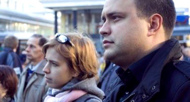 Илья Политковский (справа) и Вера Политковская. Фото: Yuri Timofeyev (RFE/RL)