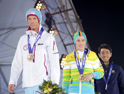 Шествие медалистов. Сочи, 13 февраля 2014 г. Фото:  Andy Miah, http://www.flickr.com/photos/andymiah/12515145293