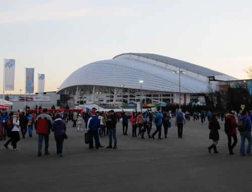Олимпийский парк в Сочи. Февраль 2014 г. Фото Татьяны Уколовой для "Кавказского узла"