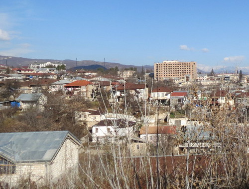 Панорама Степанакерта, Нагорный Карабах, март 2014 г. Фото Алвард Григорян для "Кавказского узла"