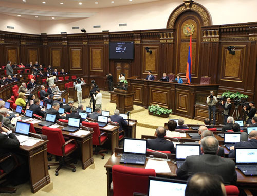 Заседание Национального собрания Республики Армения. Фото http://www.parliament.am/