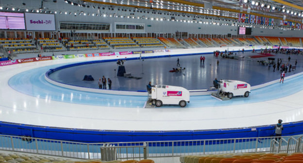 Стадион "Адлер-Арена" в Сочи. Фото: ГК "Олимпстрой", http://www.sc-os.ru/ru/press/foto/#sport_objects/skating_center