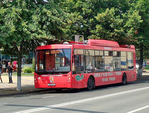Автобус на улицах Краснодара. Фото: Elgato forever http://commons.wikimedia.org/