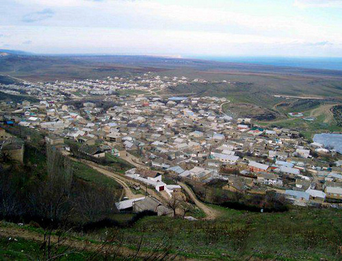 Вид села Уллубийаул в Карабудахкентском районе Дагестана. Фото Наджибуллы Адукова, http://odnoselchane.ru