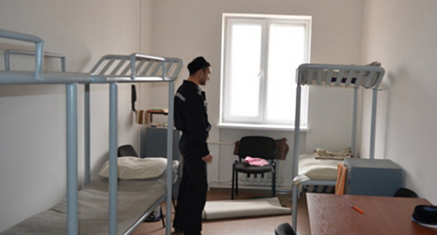 Заключенный в камере СИЗО-1 города Грозного. Фото из архива пресс-службы УФСИН России по Чеченской республике,  http://www.20.fsin.su