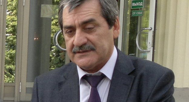Защитник подсудимого Ибрагима Махмудова Саидахмед Арсамерзаев. Фото из архива "Кавказского узла"