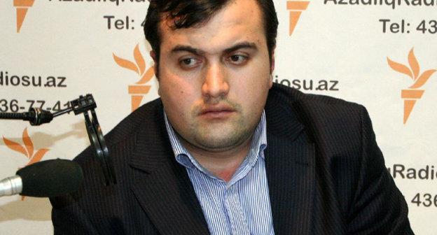 Адвокат Парвиза Гашимли Эльчин Садыгов. Фото Радио Азадлыг (RFE/RL), www.radioazadlyg.org