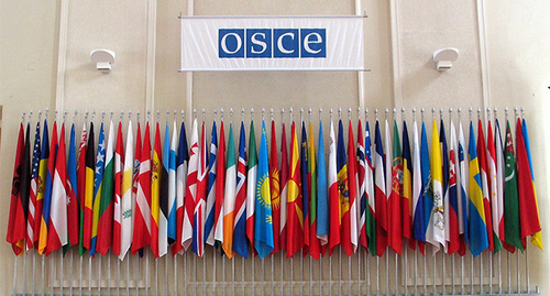 Флаги стран-участниц ОБСЕ. Фото: официальный сайт ОБСЕ http://www.osce.org/who/108218