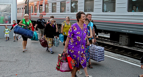 Беженцы с Украины прибывают в Волгоградскую область. Фото: http://www.volganet.ru/news/3205/