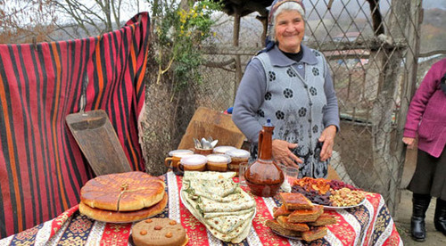 Фестиваль карабахского хлеба, запеченного в тонире.  Аскеранский район, март 2014 г. Фото Алвард Григорян для «Кавказского узла»