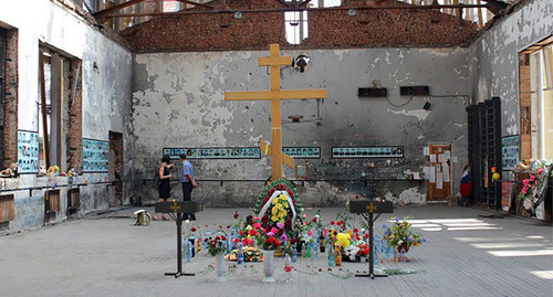 Мемориал памяти жертв теракта. Фото Эммы Марзоевой для "Кавказского узла"