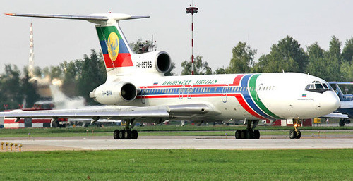 ТУ-154 Дагестанских авиалинии. Фото: Dmitriy Pichugin https://ru.wikipedia.org