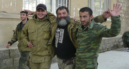 Отряд Юг приехал из Донецка в Цхинвал. Фото Марии Котаевой для "Кавказского узла