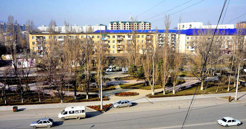 Проспект Гамидова в Махачкале. Дагестан. Фото: Исаева Александра