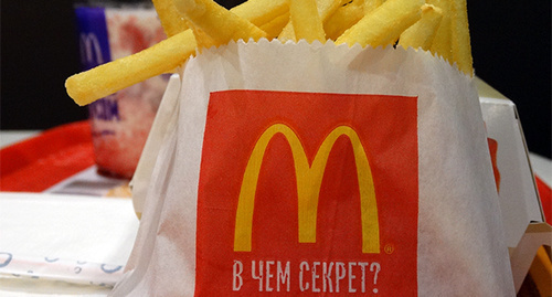Продукция ресторан McDonald's. Фото Нины Тумановой для "Кавказского узла"