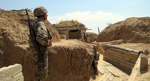 Передовые позиции  Армии обороны Нагорного Карабаха. Фото Алвард Григорян для «Кавказского узла»