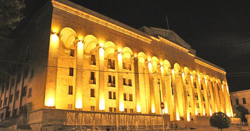 Здание парламента Грузии. Фото Магомеда Магомедова для "Кавказского узла"