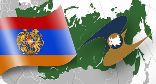 Флаг Армении, символика ЕАЭС. "Кавказский узел", декабрь 2014