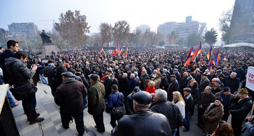 Митинг в защиту прав человека в Ереване. Фото Армине Мартиросян для "Кавказского узла" 