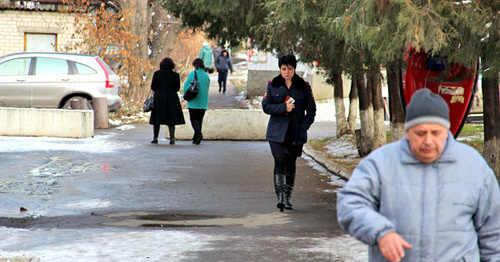 Жители Ессентуков. Фото Ахмеда Альдебирова для "Кавказского узла"