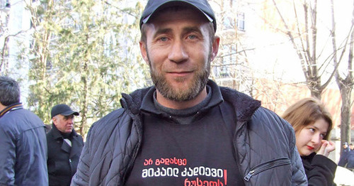 Джокола Ачишвили. Тбилиси, 20 января 2014 г. Фото Эдиты Бадасян для "Кавказского узла"