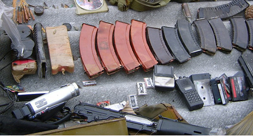 Изъятое у боевиков оружие. Фото: http://nac.gov.ru/files/4557.JPG
