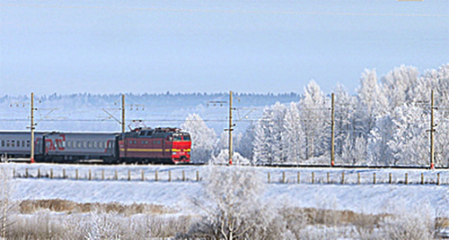 Электропоезд в пути. Фото: http://rzd.ru/