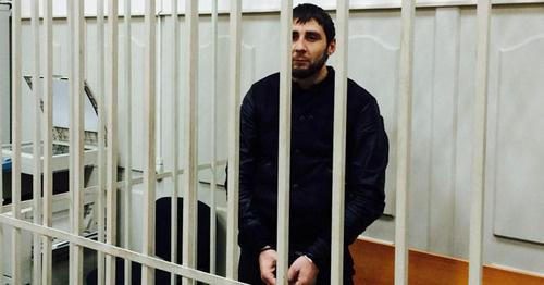 Заур Дадаев в зале Басманного суда. Москва, 8 марта 2015 г. Фото корреспондента "Кавказского узла"