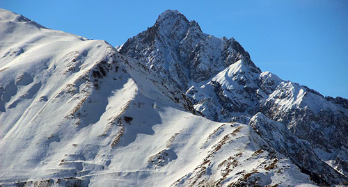 Северный Кавказ, главный кавказский хребет со стороны Северной Осетии. Фото Ахмеда Альдебирова для "Кавказского узла"