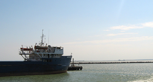 Вид на Керченский пролив со стороны порта "Крым". Фото Нины Тумановой для "Кавказского узла" 