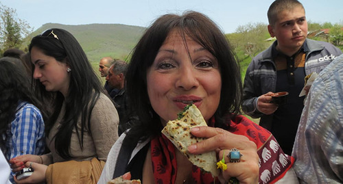 На фестивале национальной кухни в НКР, 29 аперля 2015 года. Фото Алвард Григорян