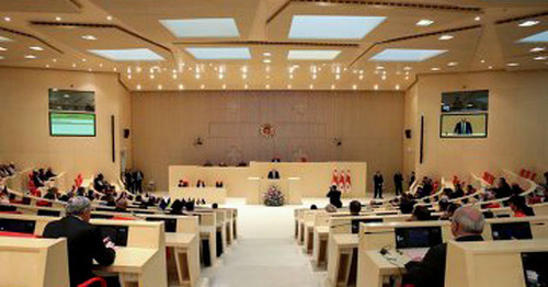 Заседание парламента Грузии. Фото https://www.facebook.com/Margvelashvili
