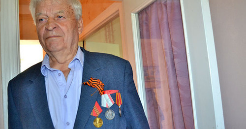 Виктор Азанов, ветеран войны. Сочи, май 2015 г. Фото Светланы Кравченко для "Кавказского узла"