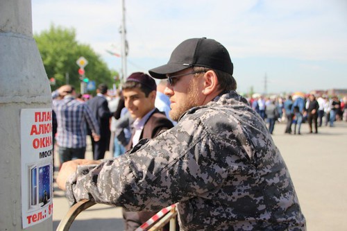 Сотрудник силовых структур. Чечня. Фото Магомеда Магомедова для "Кавказского узла"