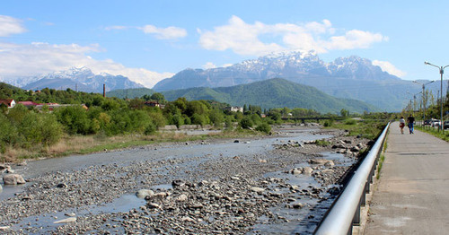 Река Терек. Фото Эммы Марзоевой для "Кавказского узла"