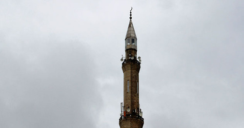 Минарет мечети. Фото Магомеда Магомедова для "Кавказского узла"